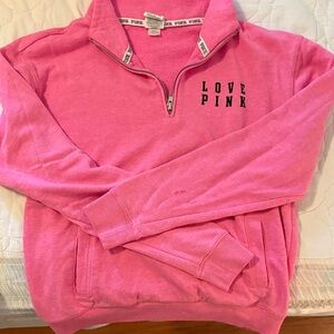 Victoria's Secret Pink Love Quarter-Zip Pullover